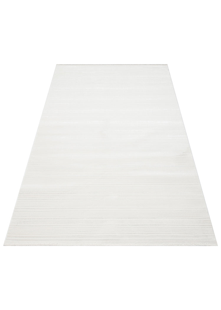 NORA NOR 03 WHITE Hav Toz Vermez Yıkanabilir Kaymaz İnce Dokuma Modern Halı