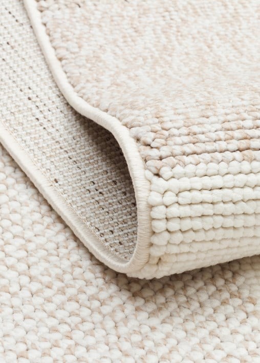 OSLO OSL 07 BEIGE Hav Vermeyen İpler ile Üretilen Yumuşak Tuşeli Örgü Dokuma Modern Makine Halısı