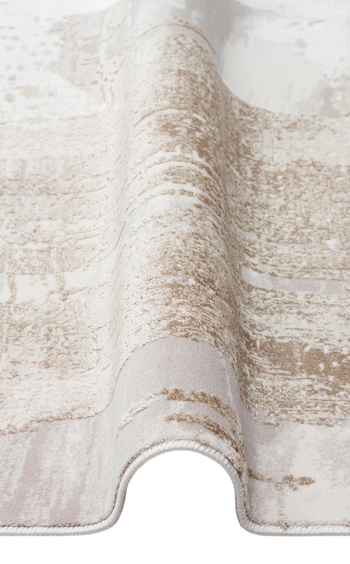PADONA PDN 06 BEIGE GREY Extra Yumuşak Dokulu Sık Dokuma Modern Desenlere Sahip Şık Salon Halısı
