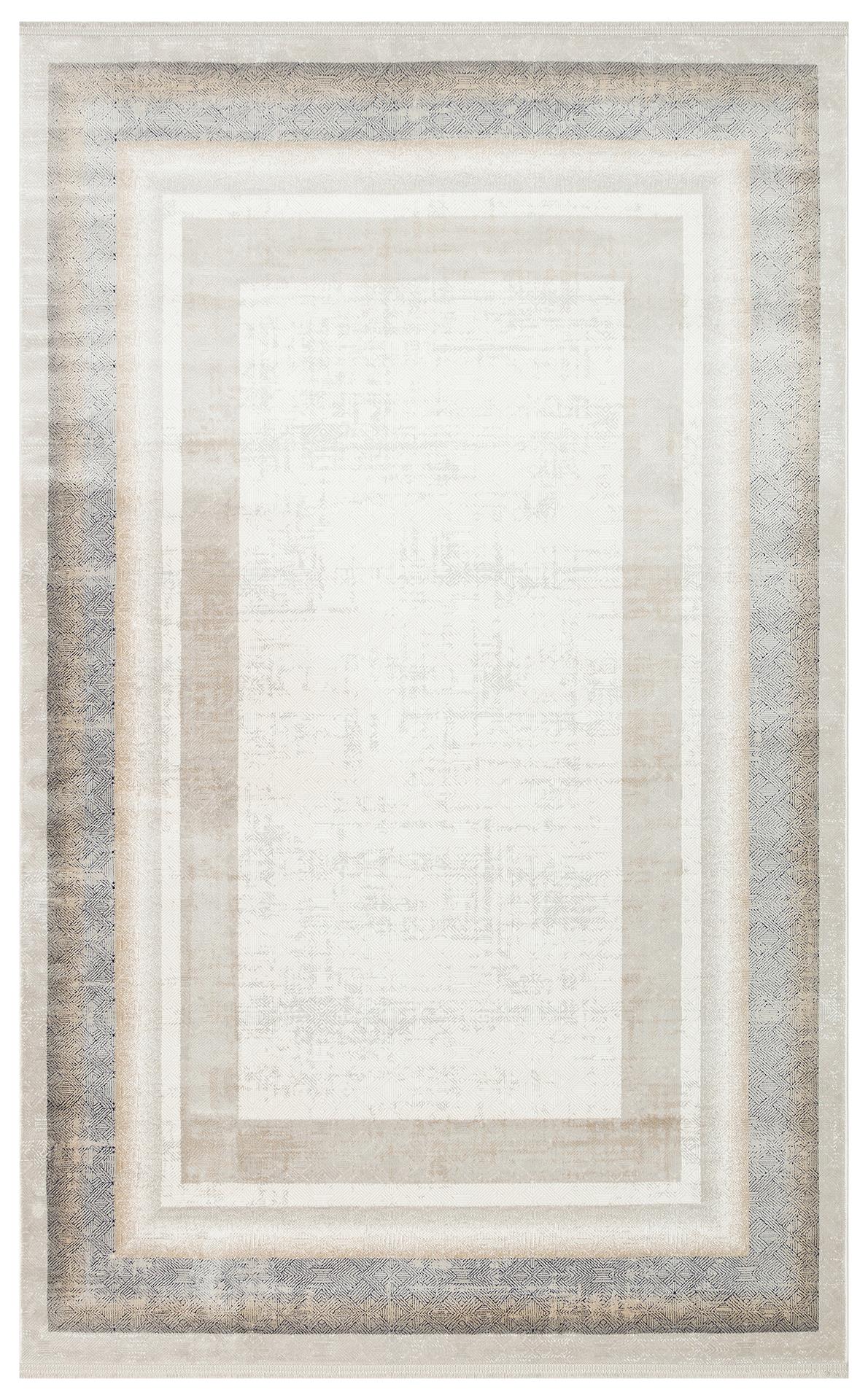 PADONA PDN 08 CREAM GREY Extra Yumuşak Dokulu Sık Dokuma Modern Desenlere Sahip Şık Salon Halısı