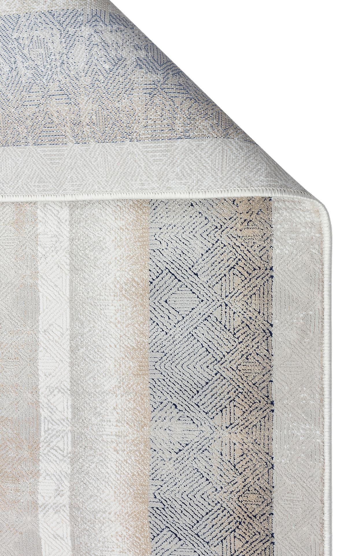 PADONA PDN 08 CREAM GREY Extra Yumuşak Dokulu Sık Dokuma Modern Desenlere Sahip Şık Salon Halısı