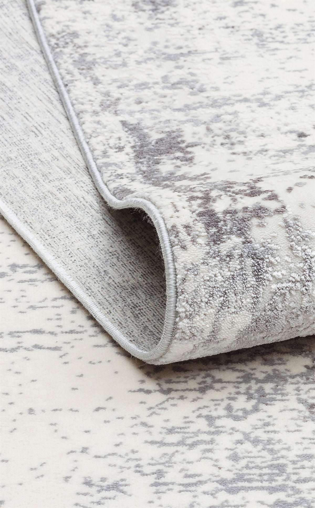 PASSAGE PLZ 01 CREAM GREY Yumuşak Tuşeli Sık Dokuma Modern Halı