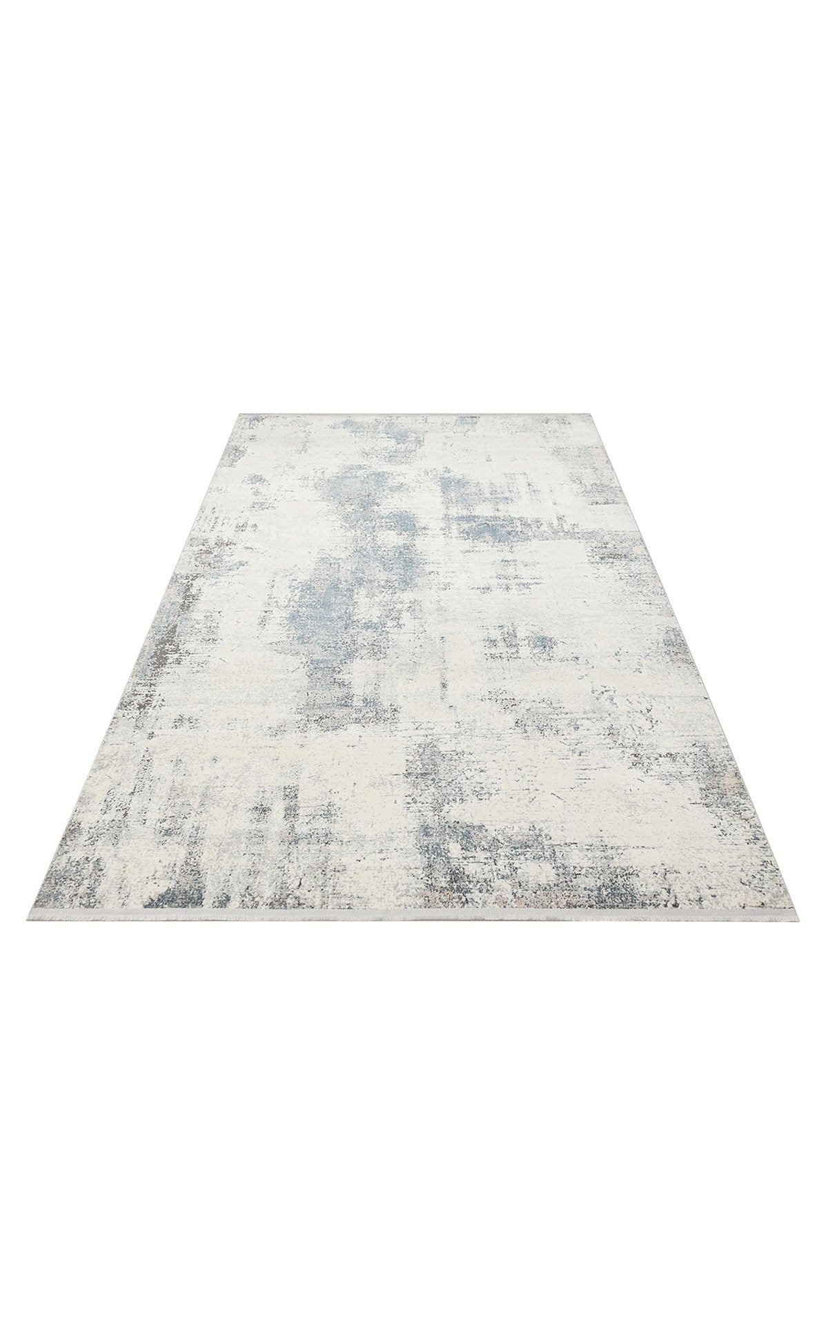 PASSAGE PLZ 01 CREAM NAVY Yumuşak Tuşeli Sık Dokuma Modern Halı