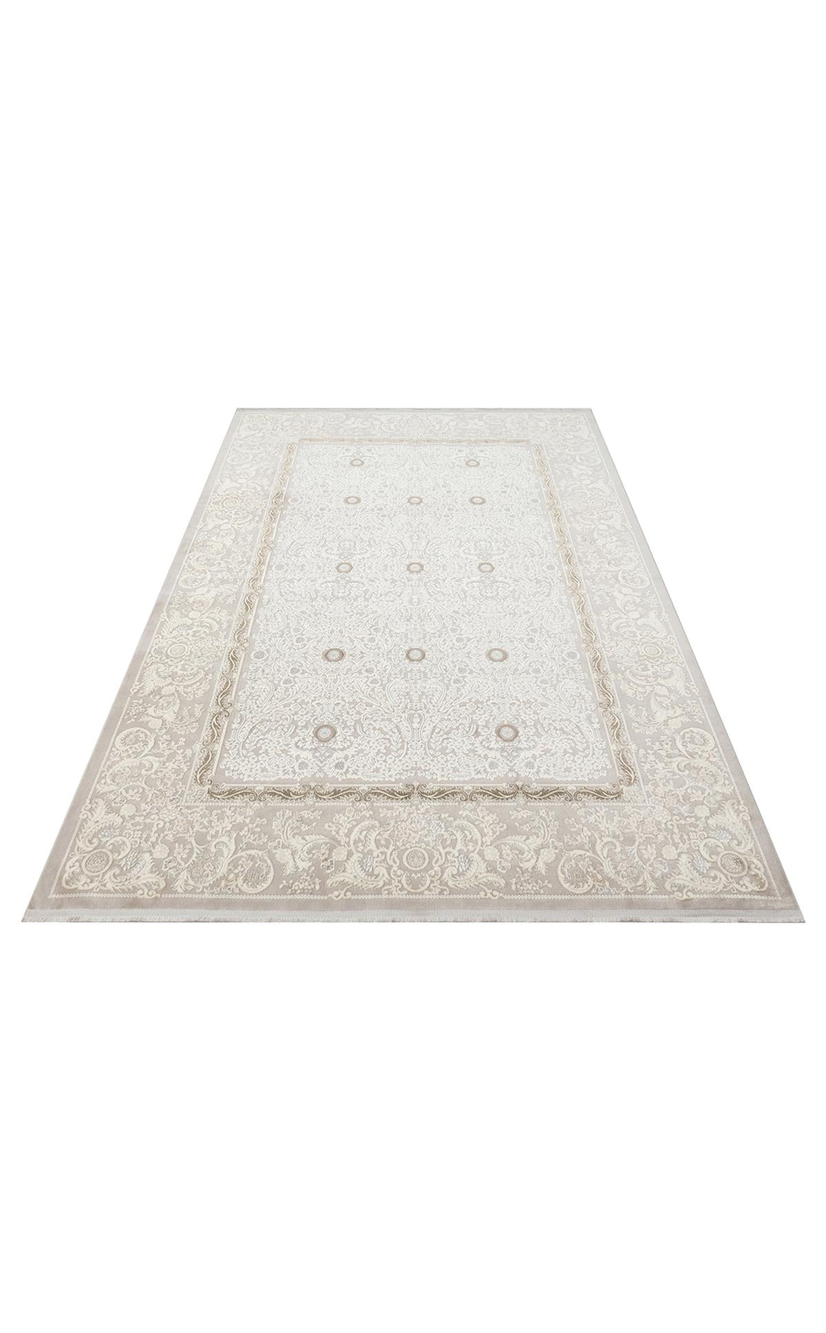 PASSAGE PLZ 04 CREAM VIZON Yumuşak Tuşeli Sık Dokuma Modern Halı