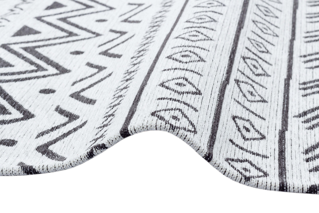 PALMA PM 02 GREY D.GREY Hav Toz Vermez Modern Dokuma Kilim
