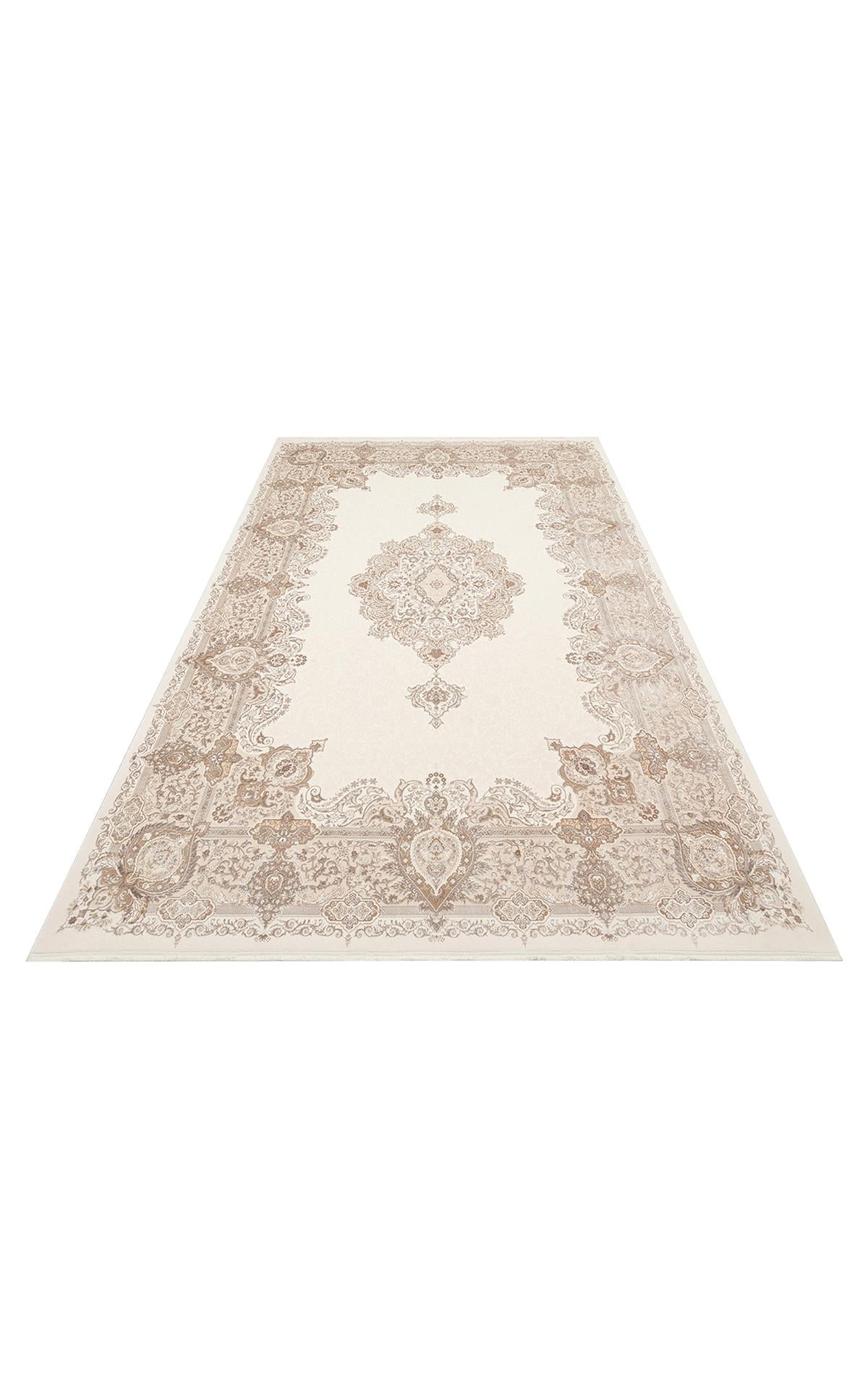 PALMIRA PLM 01 CREAM BEIGE Yüksek Kaliteli Sık Dokuma Modern Salon Halısı