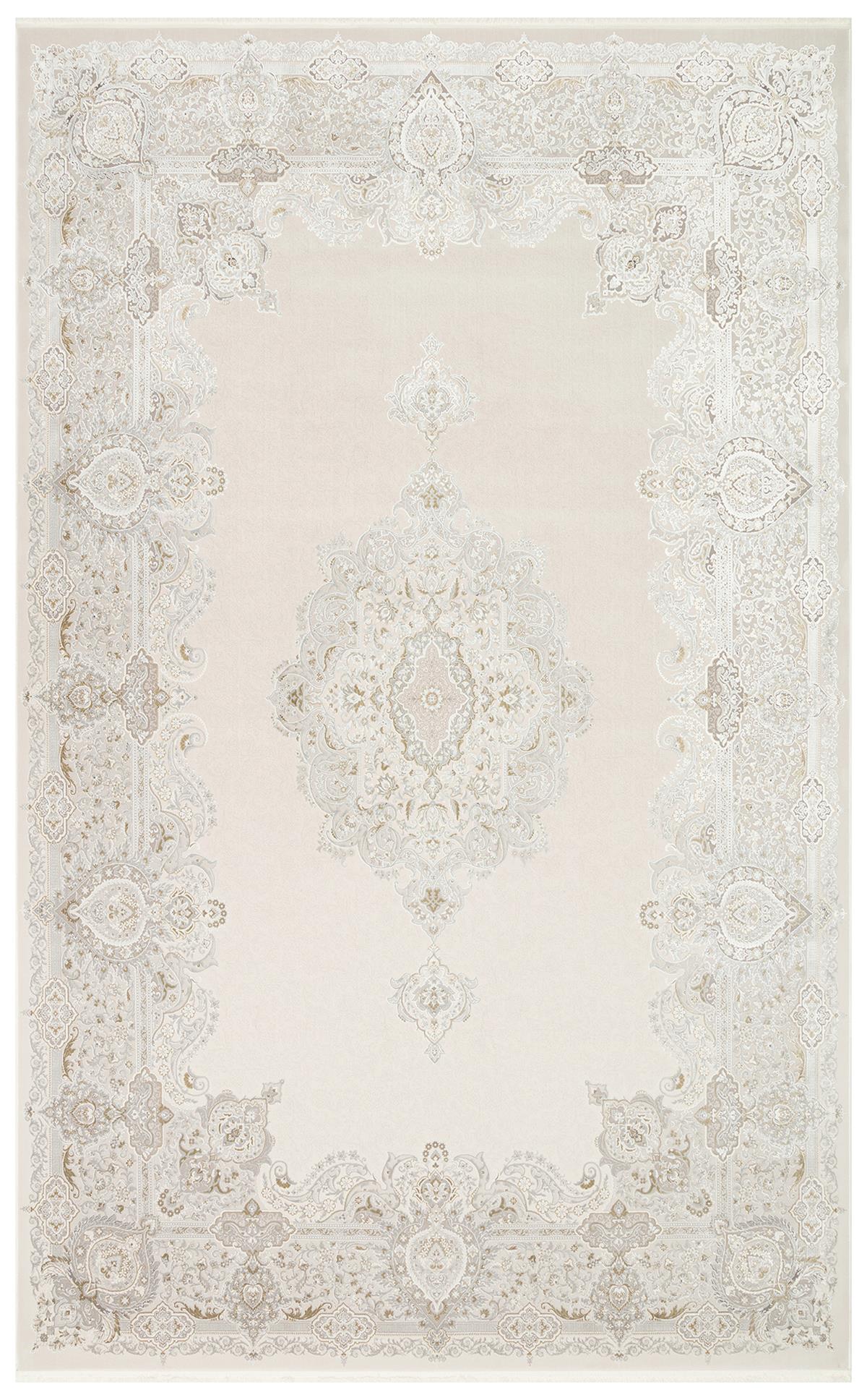 PALMIRA PLM 01 CREAM GREY Yüksek Kaliteli Sık Dokuma Modern Salon Halısı