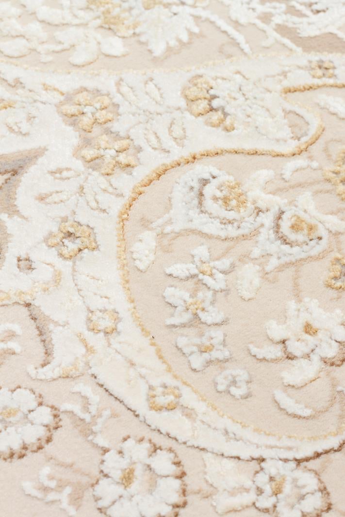PALMIRA PLM 10 CREAM GOLD Yüksek Kaliteli Sık Dokuma Modern Salon Halısı