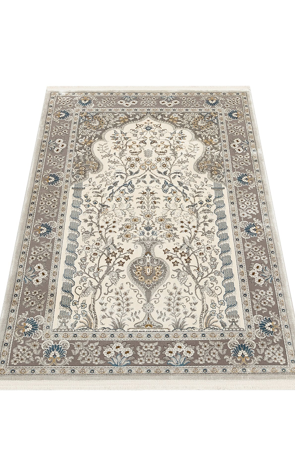 PALMIRA SECCADE PLM SCD 01 GREY WHITE Yüksek Kaliteli Sık Dokuma Modern Seccade