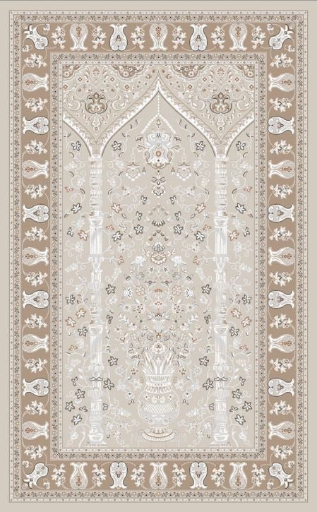 PALMIRA SECCADE PLM SCD 02 LIGHT BEIGE Yüksek Kaliteli Sık Dokuma Modern Seccade
