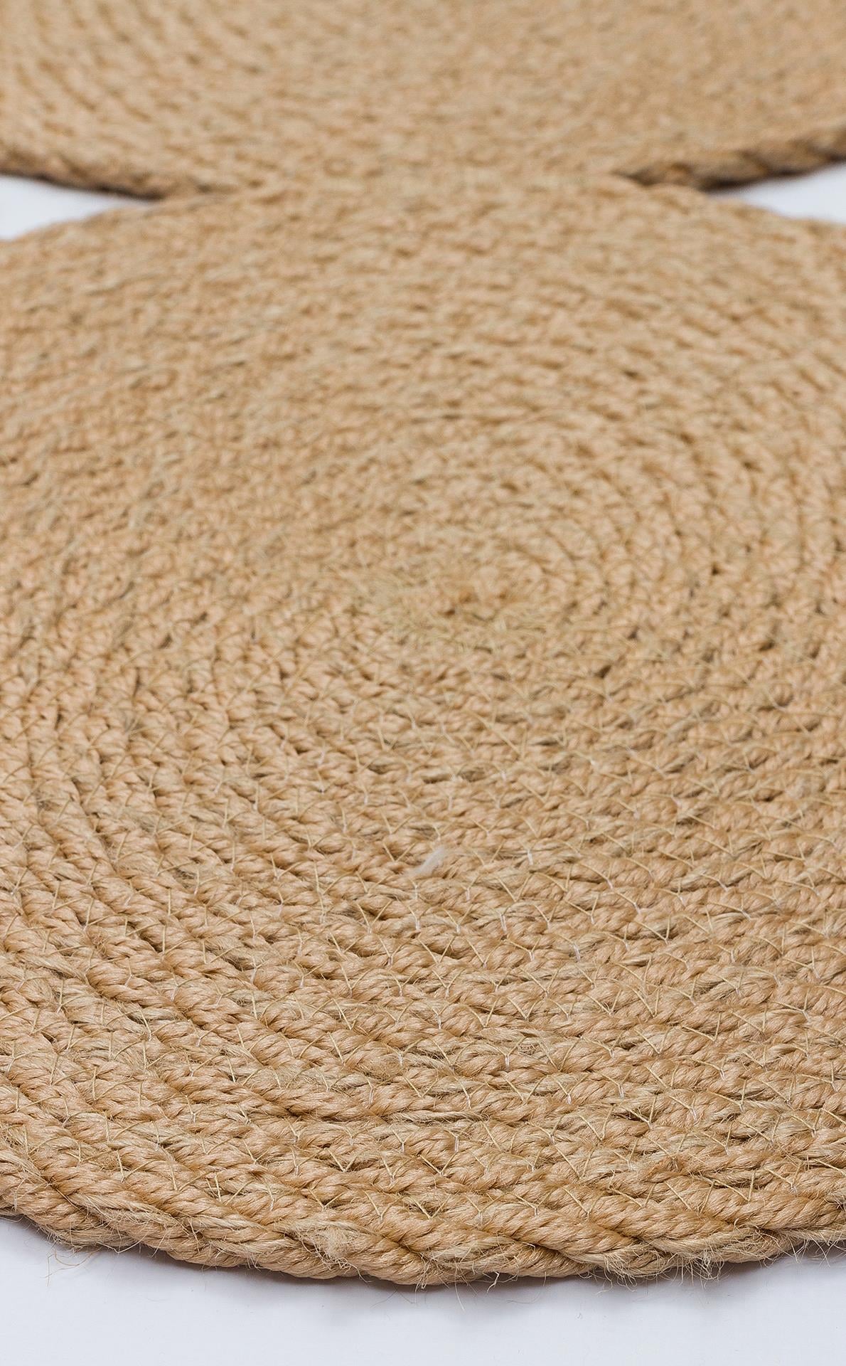 PATNA PTN 01 JUT NATURAL Renkli Jüt Görünümlü Hasır Örgü Halı