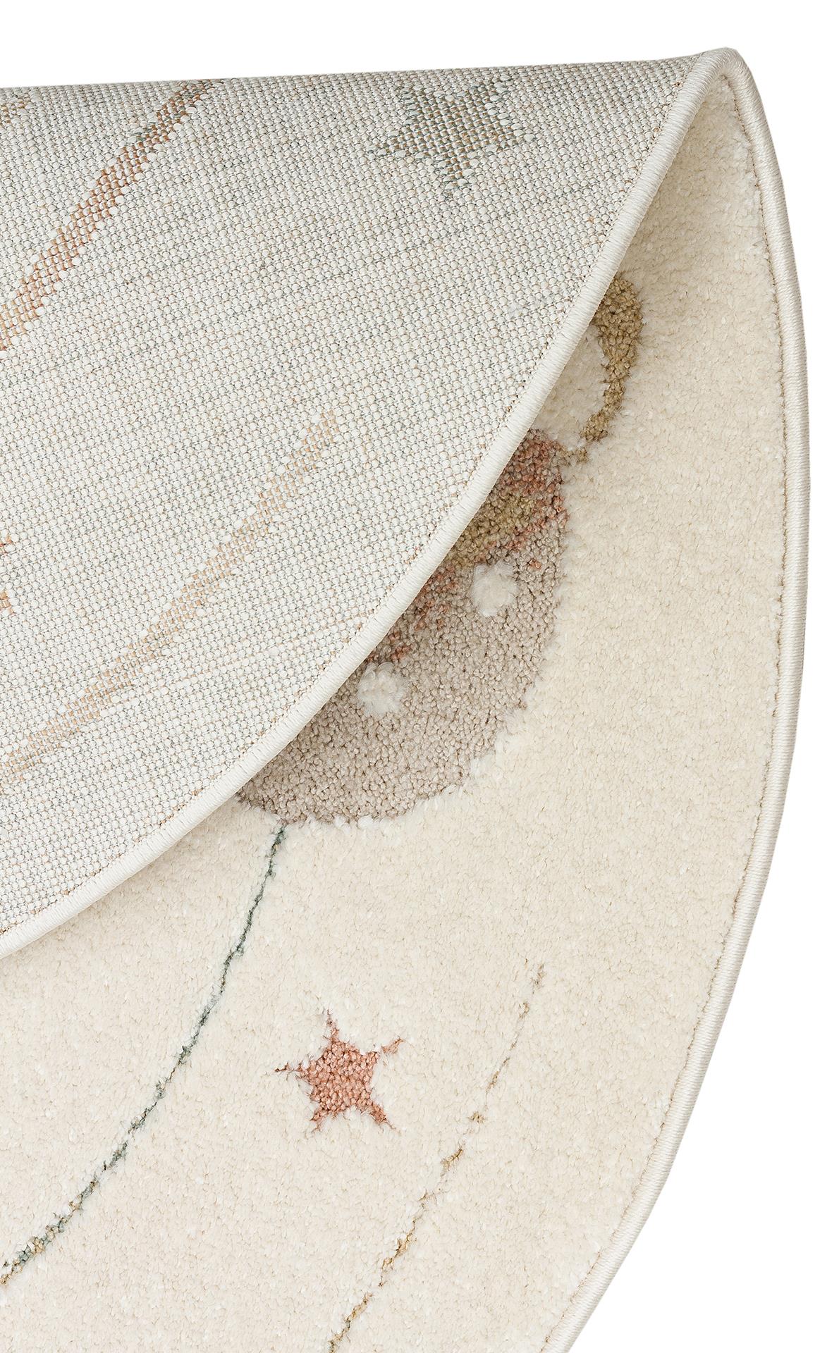 PICCOLO PCL 02 CREAM MULTY Pastel Renkli Hav ve Toz Vermeyen Çocuk Halısı