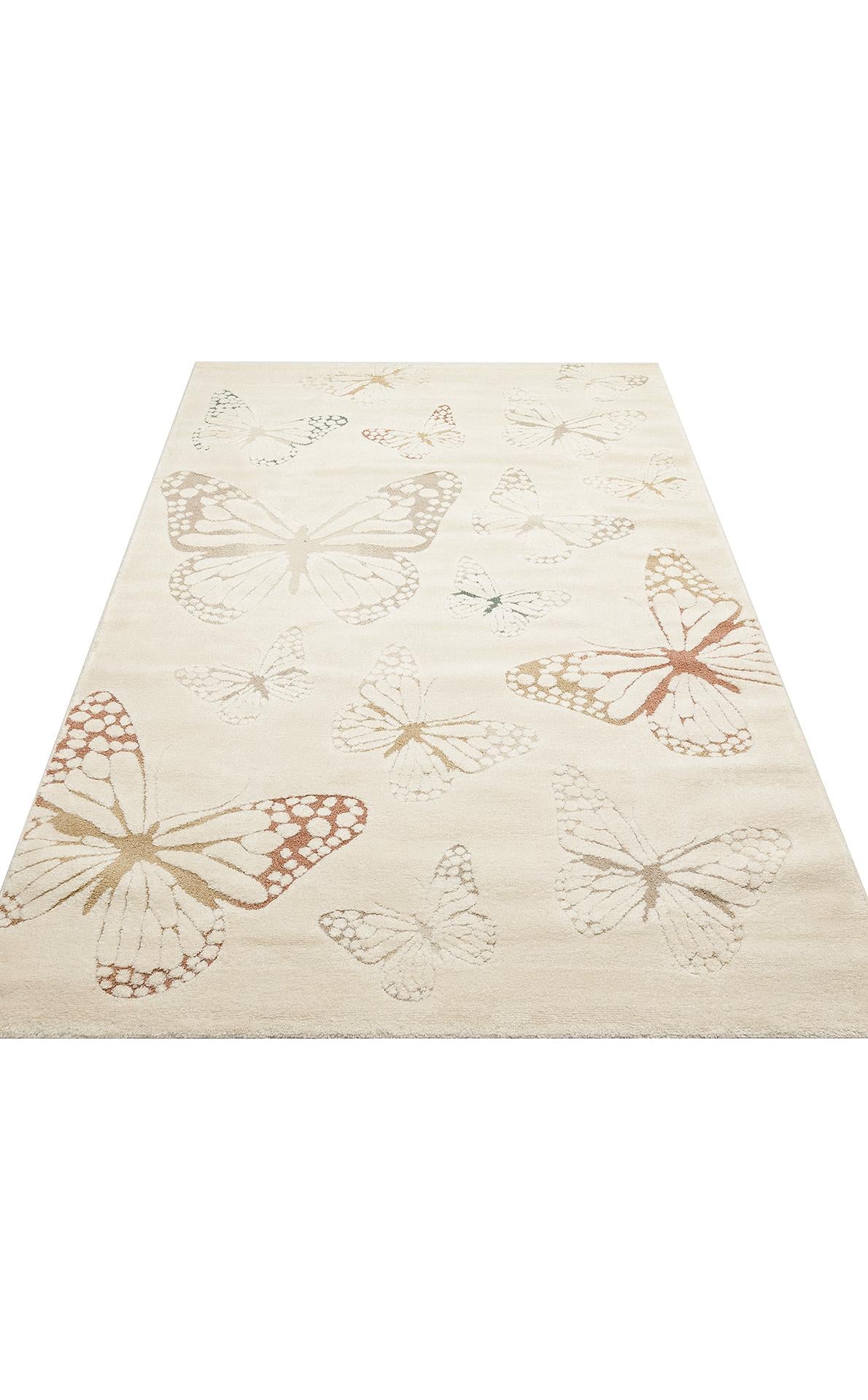 PICCOLO PCL 03 CREAM MULTY Pastel Renkli Hav ve Toz Vermeyen Çocuk Halısı