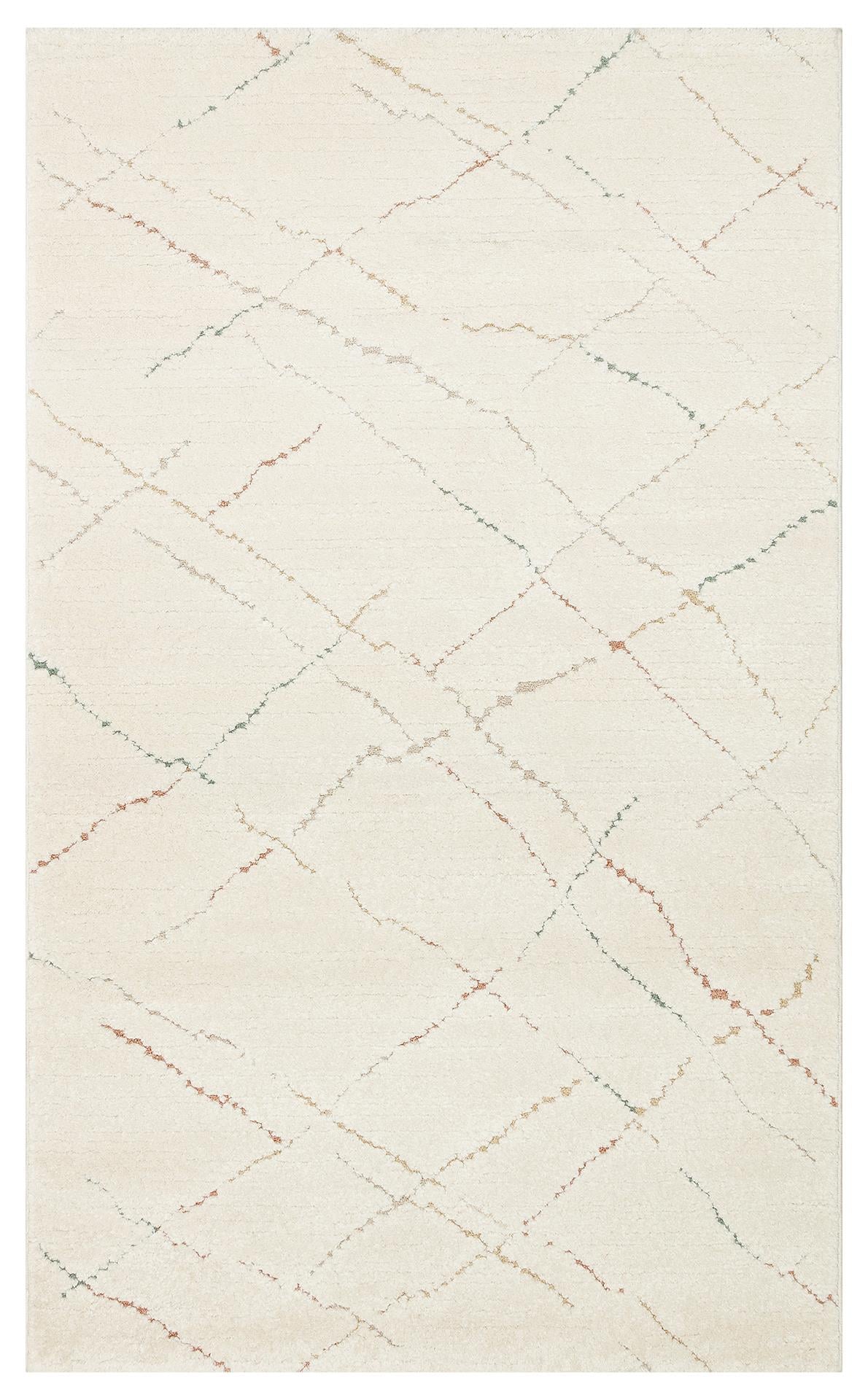 PICCOLO PCL 05 CREAM MULTY Pastel Renkli Hav ve Toz Vermeyen Çocuk Halısı
