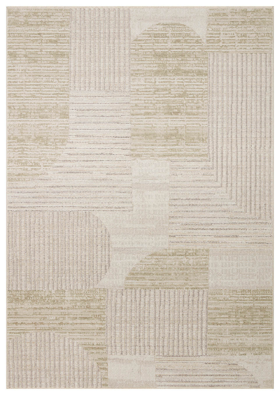 SAHARA SHA 02 CREAM GREEN Hav Toz Vermez Yumuşak Tuşeli Modern Makine Halısı