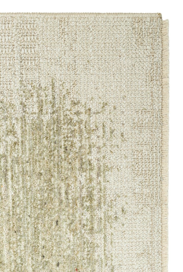 SAHARA SHA 04 CREAM GREEN Hav Toz Vermez Yumuşak Tuşeli Modern Makine Halısı