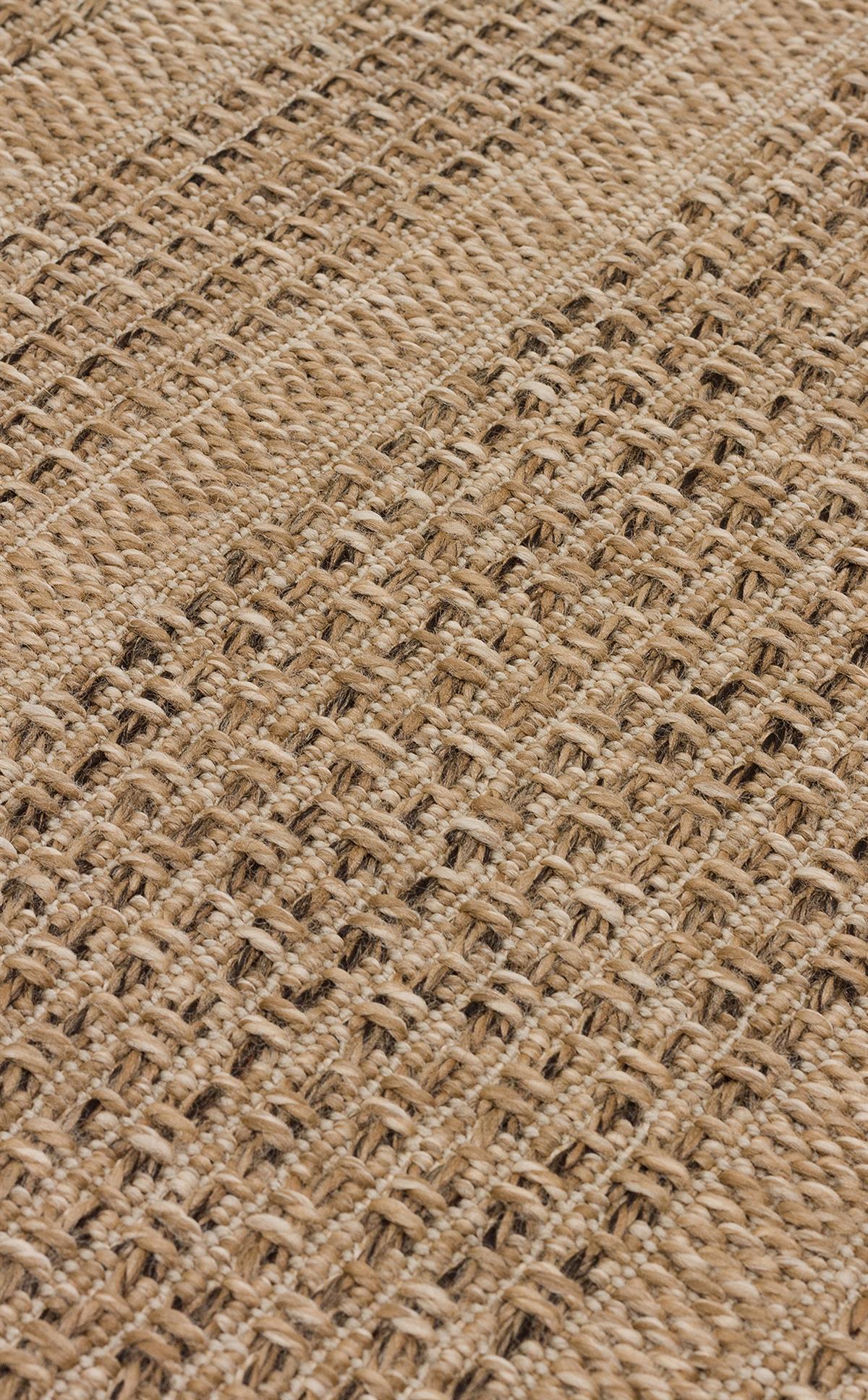 SALDA SLD 01 NATURAL Güneş Işığı ve Suya Dayanıklı Jüt Görünümlü Sisal Halı