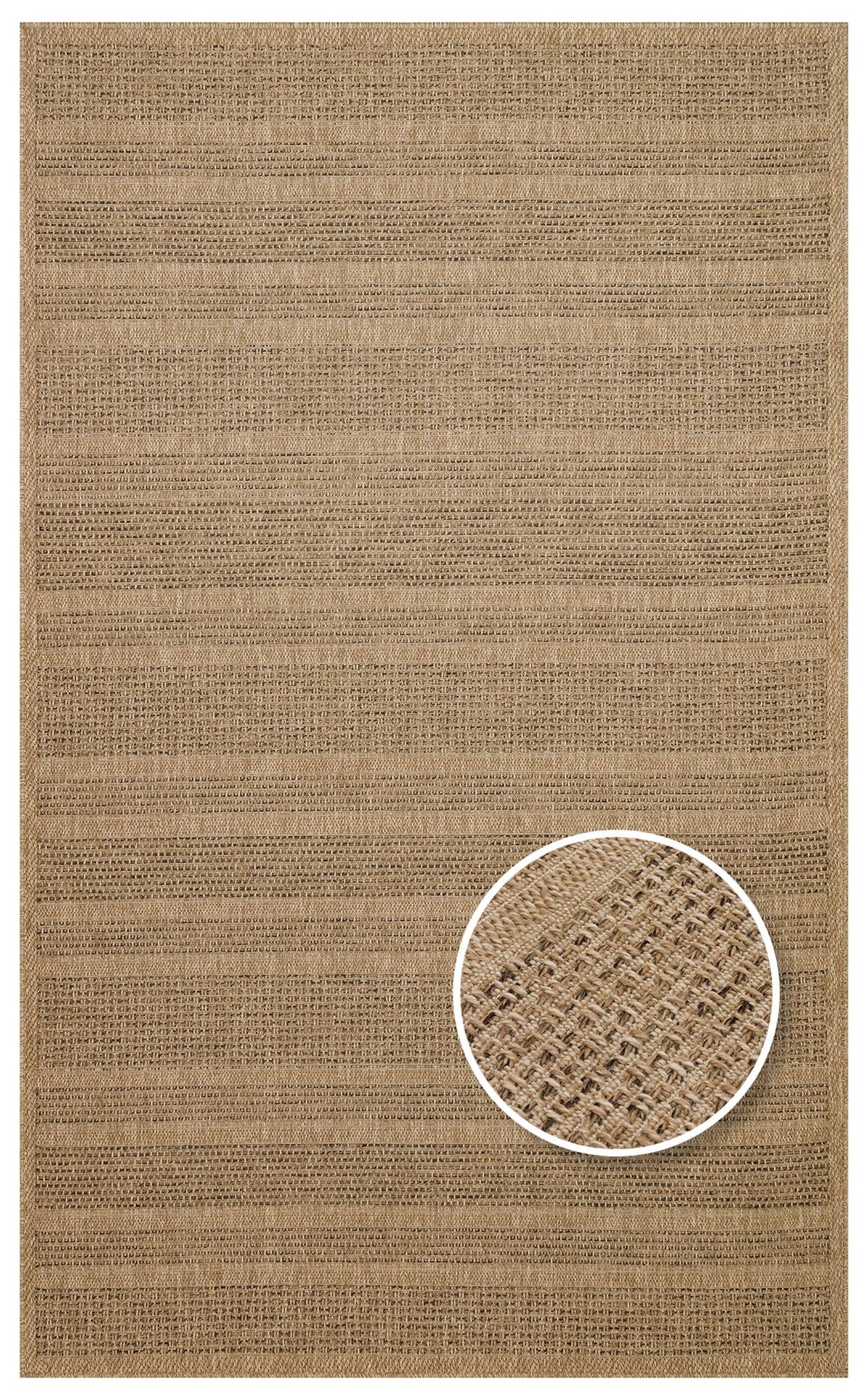 SALDA SLD 01 NATURAL Güneş Işığı ve Suya Dayanıklı Jüt Görünümlü Sisal Halı