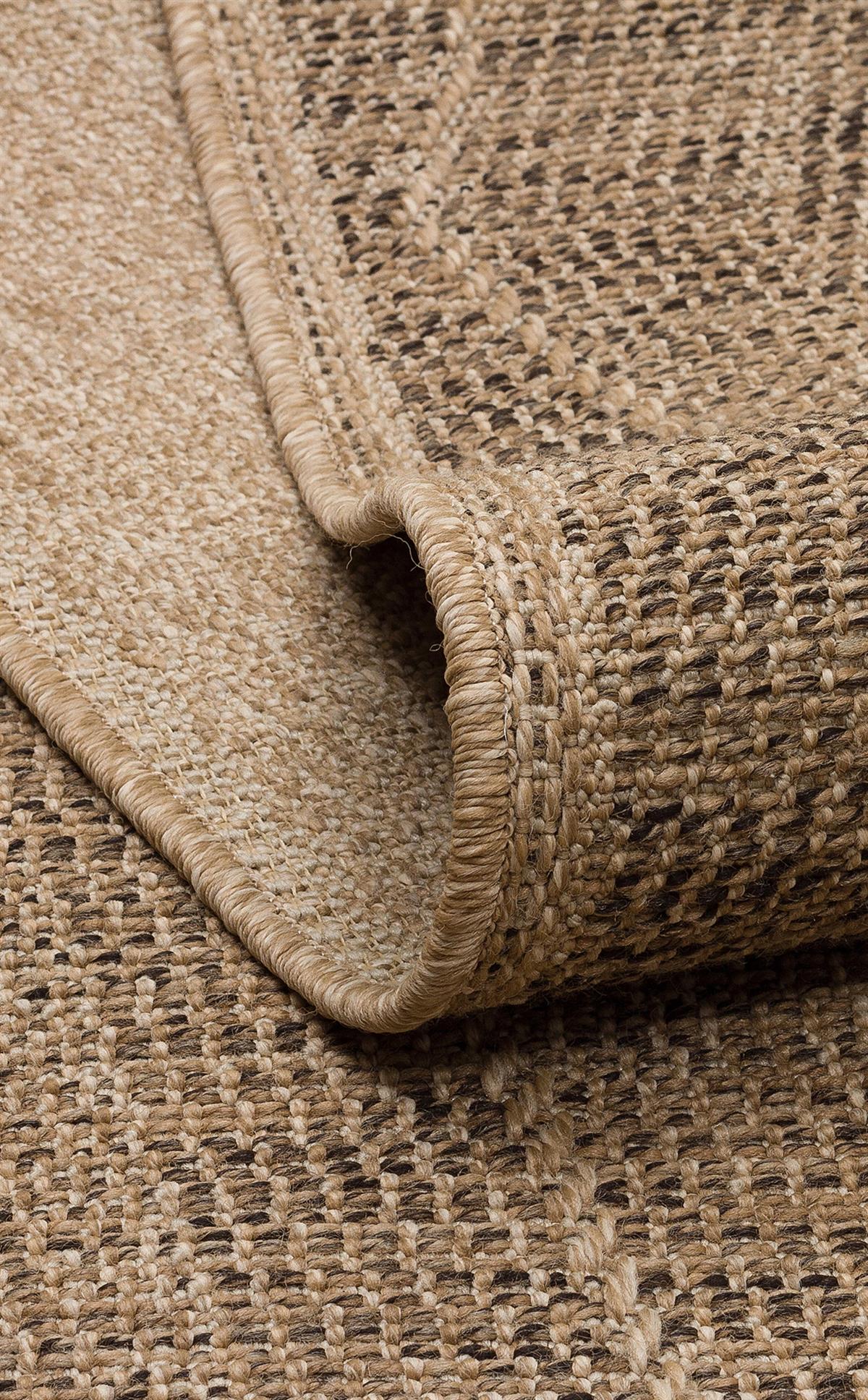 SALDA SLD 03 NATURAL Güneş Işığı ve Suya Dayanıklı Jüt Görünümlü Sisal Halı