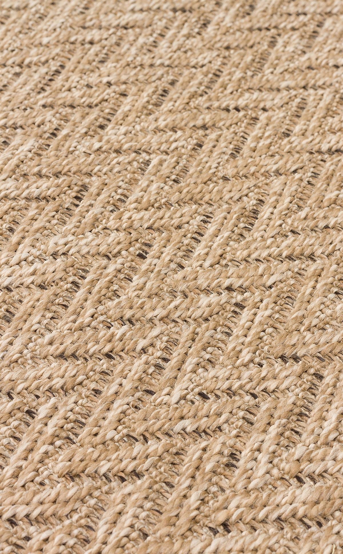 SALDA SLD 05 NATURAL Güneş Işığı ve Suya Dayanıklı Jüt Görünümlü Sisal Halı