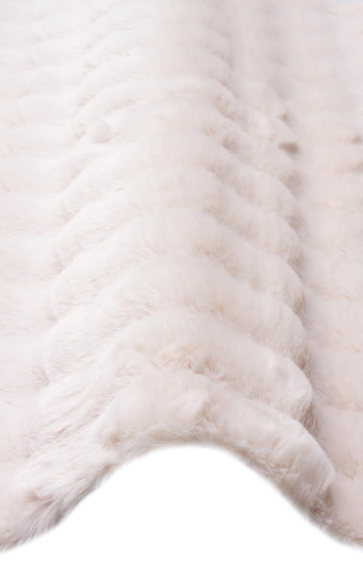 SANDY SND PLAIN BEIGE Özel Yüksek Alçak Dokulu Yumuşak Tuşeli Suni Kürk