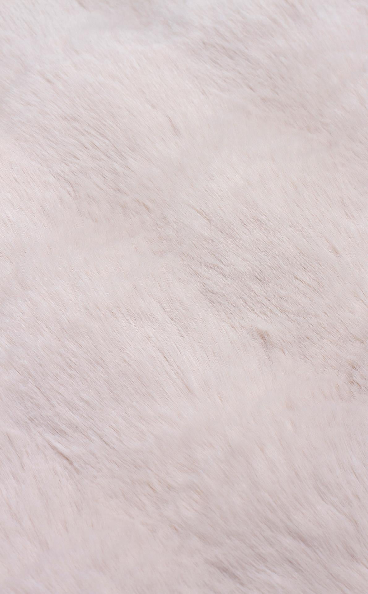 SANDY SND PLAIN BEIGE Özel Yüksek Alçak Dokulu Yumuşak Tuşeli Suni Kürk