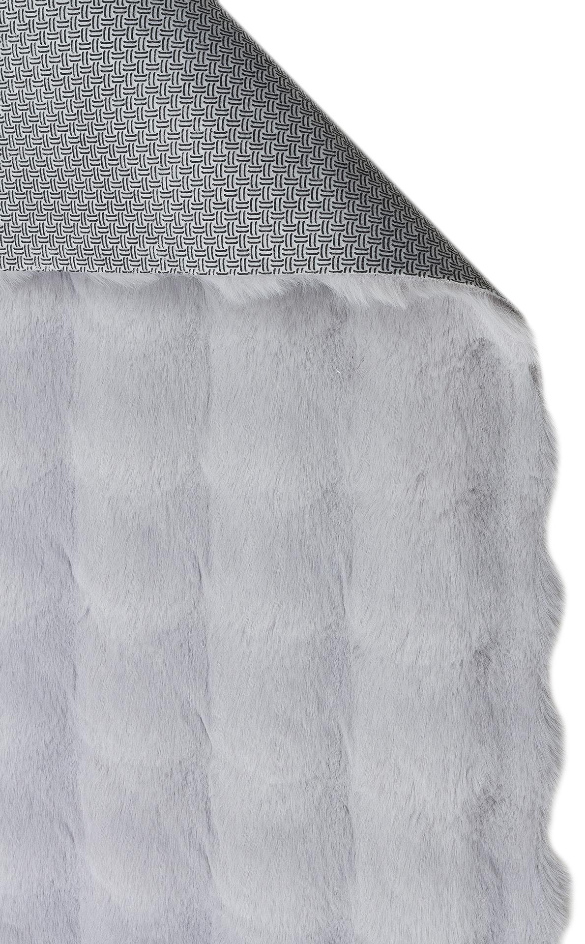 SANDY SND PLAIN GREY Özel Yüksek Alçak Dokulu Yumuşak Tuşeli Suni Kürk
