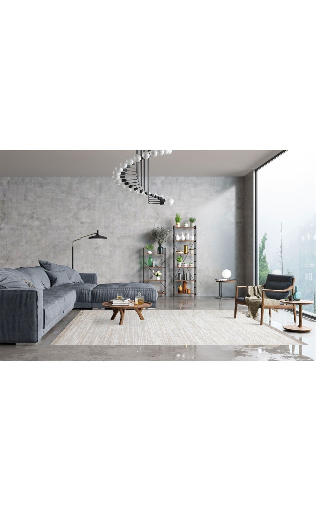 SATEEN ST 09 BEIGE GOLD XW Hav Toz Vermez Yıkanabilir Kaymaz İnce Dokuma Modern Halı