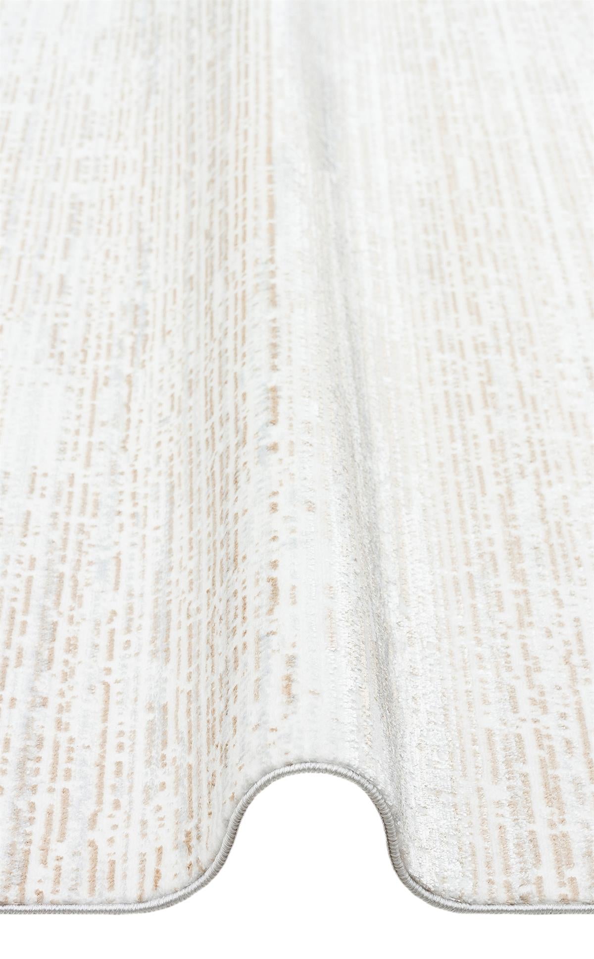 SATEEN ST 101 BEIGE XW Hav Toz Vermez Yıkanabilir Kaymaz İnce Dokuma Modern Halı