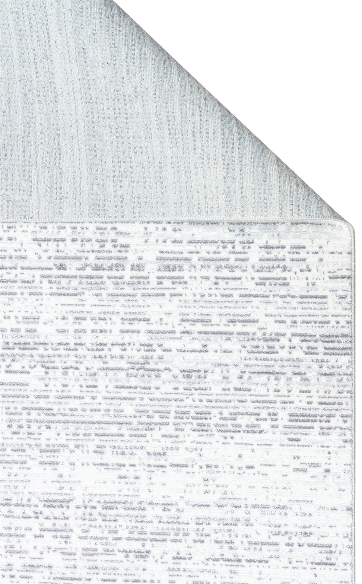 SATEEN ST 101 L.GREY XW Hav Toz Vermez Yıkanabilir Kaymaz İnce Dokuma Modern Halı
