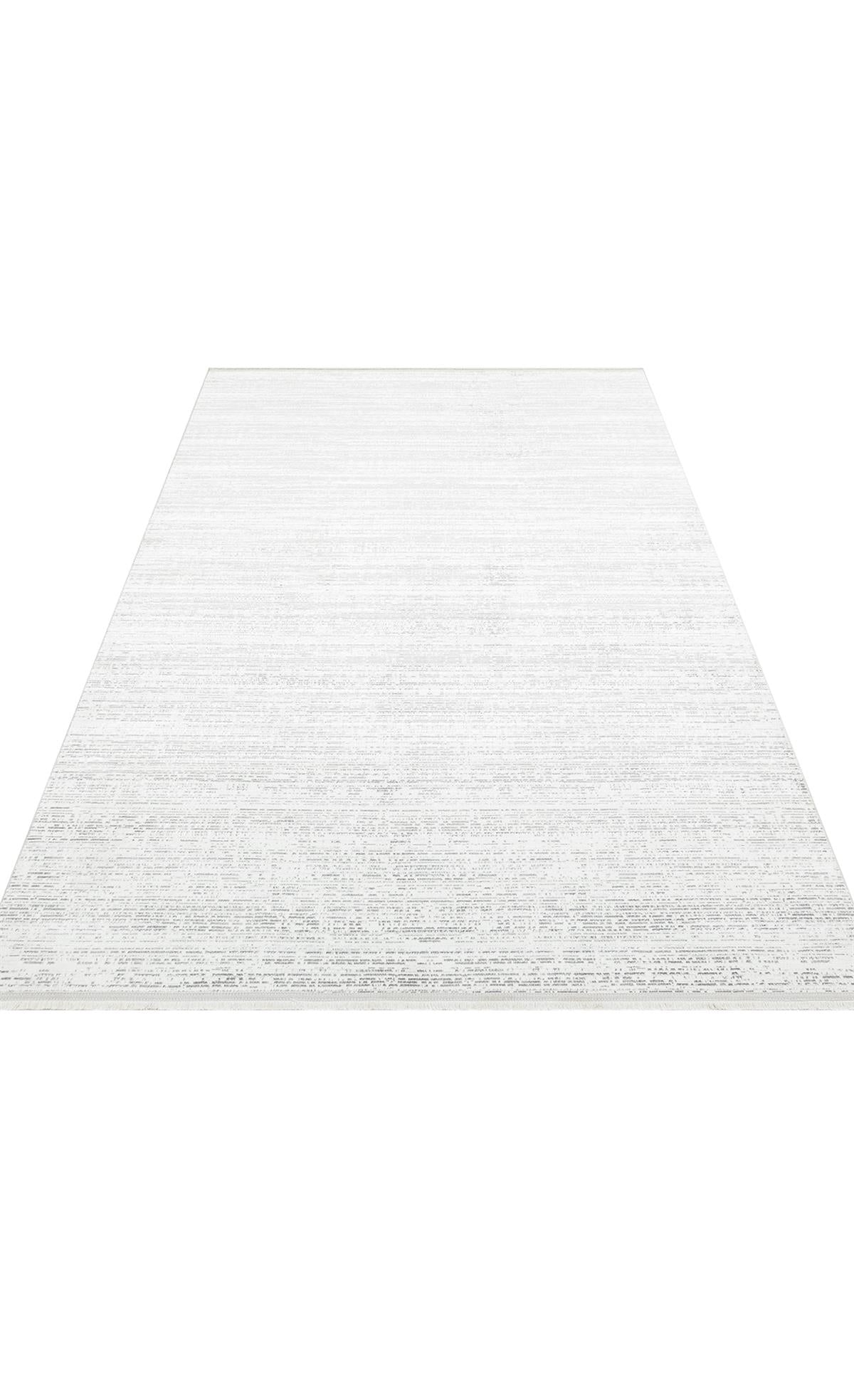 SATEEN ST 101 L.GREY XW Hav Toz Vermez Yıkanabilir Kaymaz İnce Dokuma Modern Halı