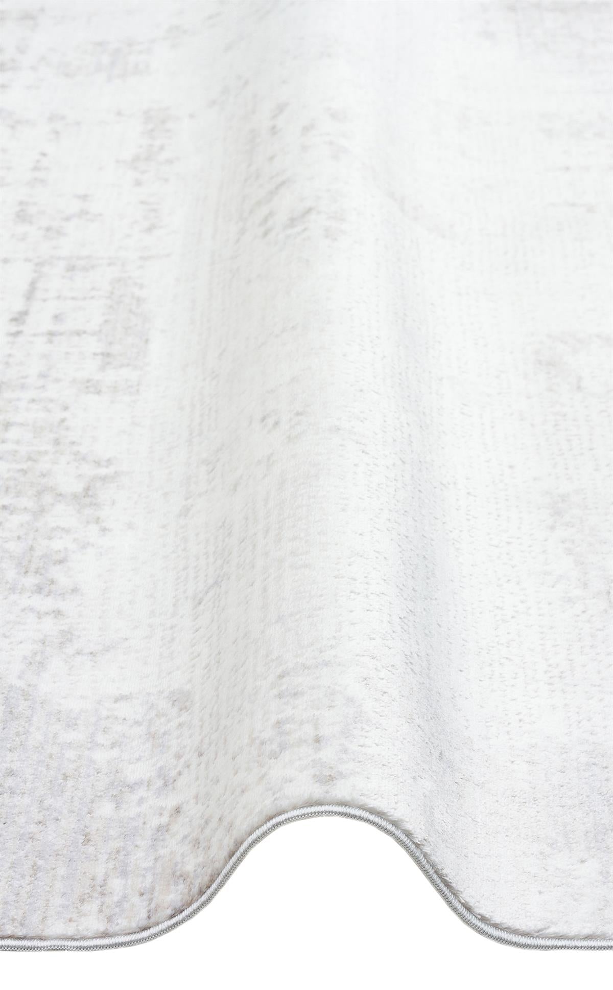 SATEEN ST 106 CREAM BEIGE Yıkanabilir Kaymaz Tabanlı Hav Vermez Sık Dokuma Modern Halı