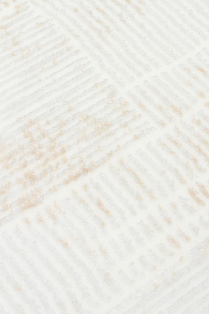SATEEN ST 23 CREAM XW Hav Toz Vermez Yıkanabilir Kaymaz İnce Dokuma Modern Halı