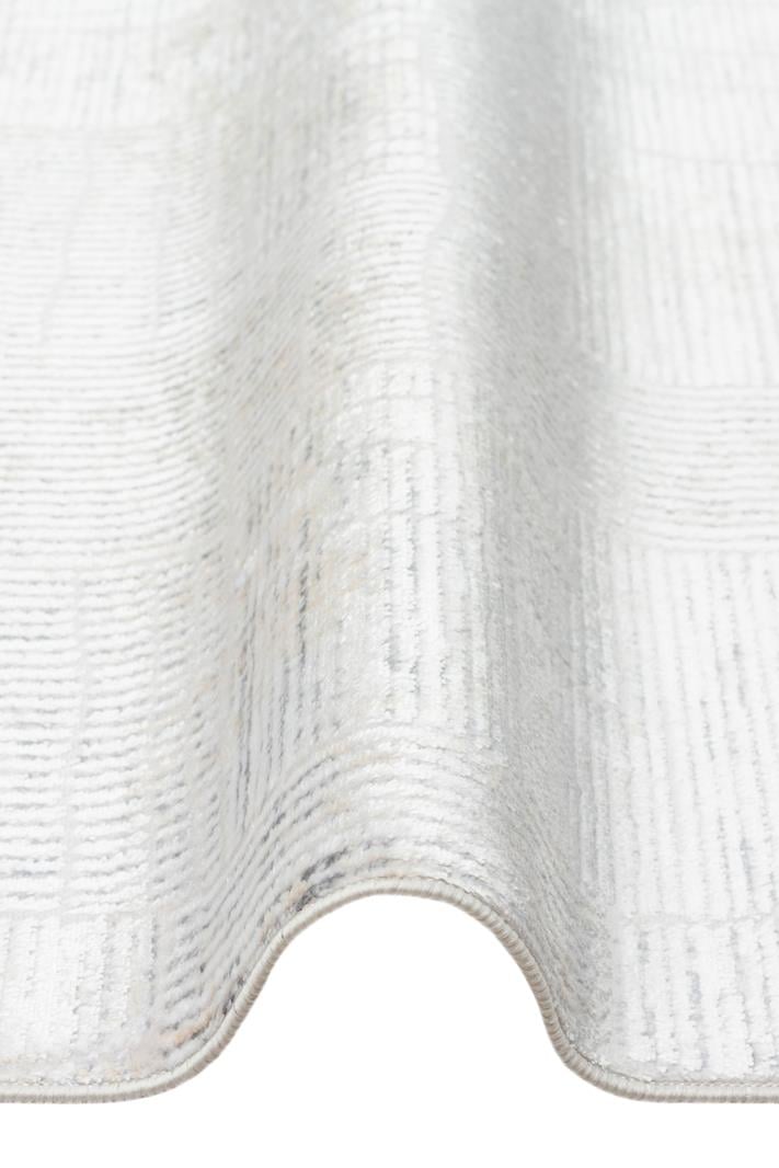 SATEEN ST 23 GREY XW Hav Toz Vermez Yıkanabilir Kaymaz İnce Dokuma Modern Halı