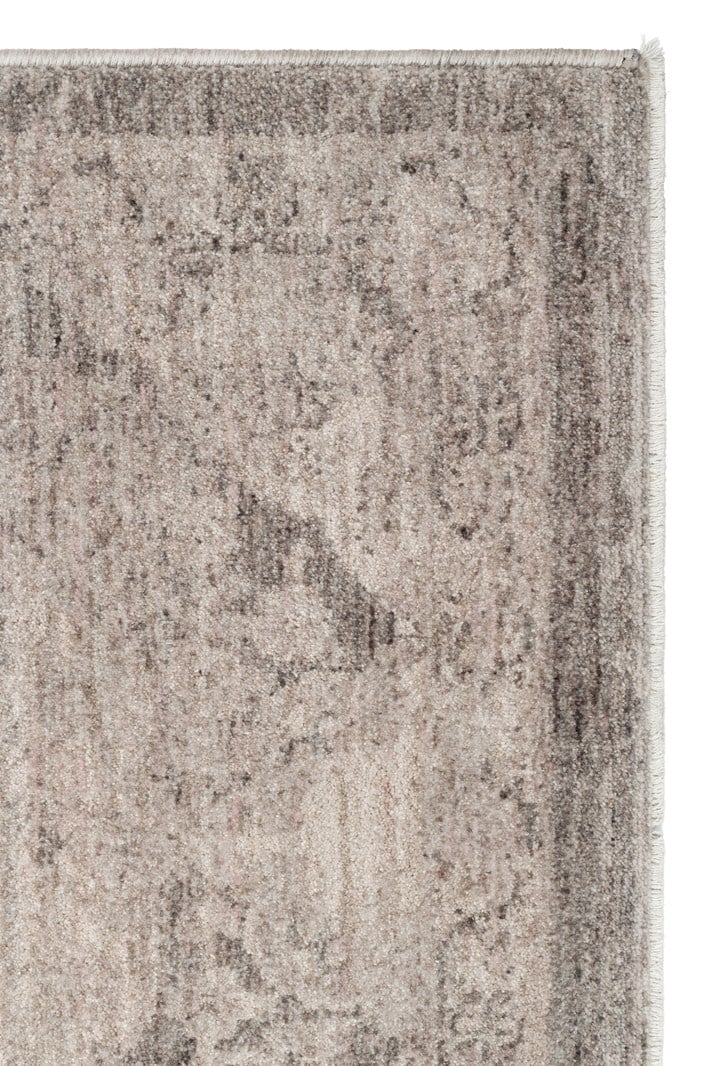SHIRAZ SHR 01 GREY Vintage Eskitme Desenli Modern Yumuşak Dokulu Makine Halısı