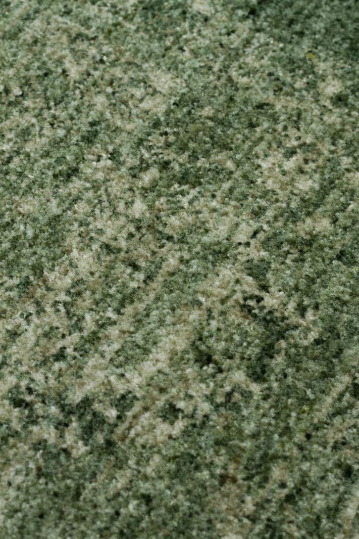 SHIRAZ SHR 02 GREEN Vintage Eskitme Desenli Modern Yumuşak Dokulu Makine Halısı