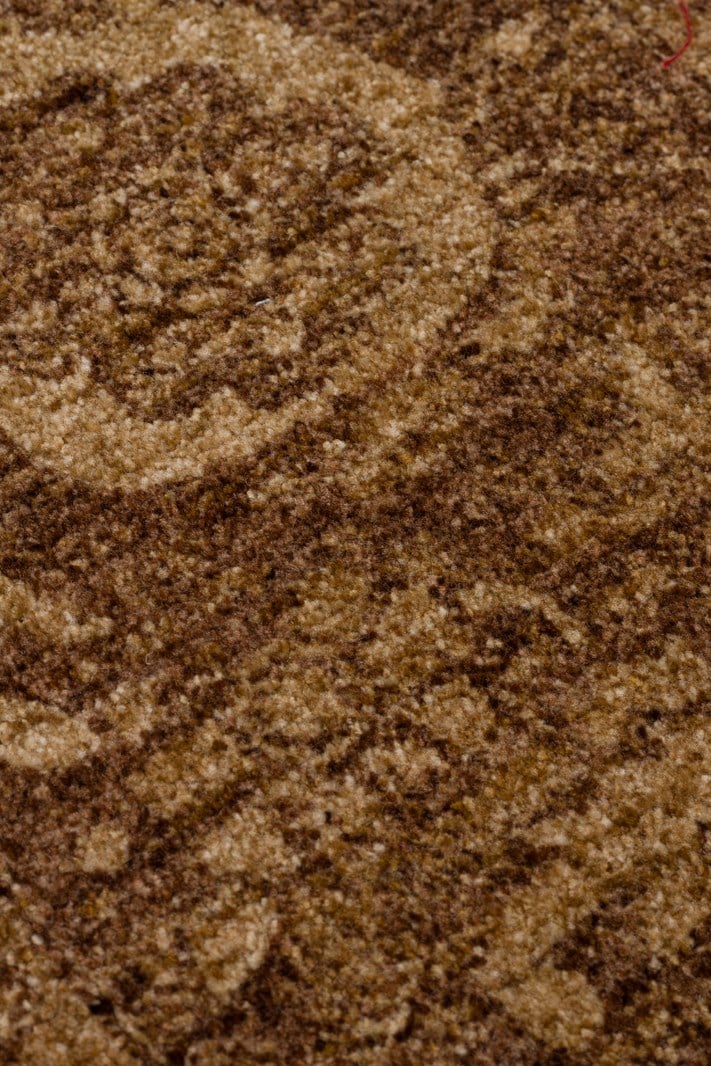 SHIRAZ SHR 03 BEIGE Vintage Eskitme Desenli Modern Yumuşak Dokulu Makine Halısı