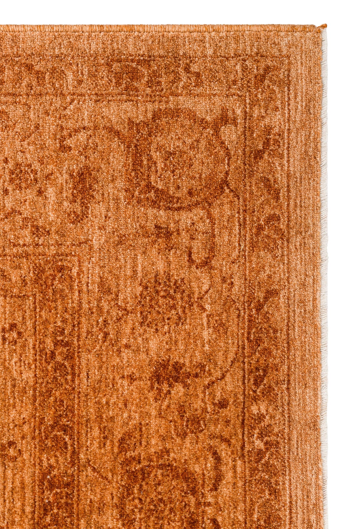 SHIRAZ SHR 03 TERRA Vintage Eskitme Desenli Modern Yumuşak Dokulu Makine Halısı