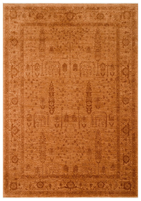 SHIRAZ SHR 03 TERRA Vintage Eskitme Desenli Modern Yumuşak Dokulu Makine Halısı