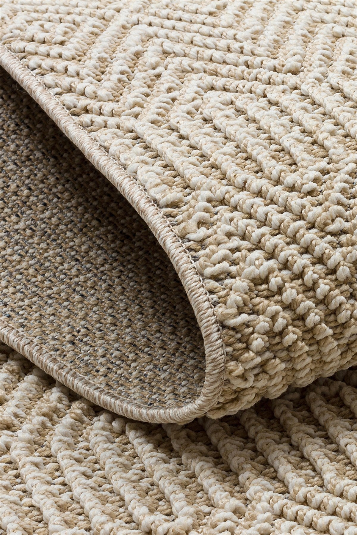 SOHO SH 01 BEIGE Hav Toz Vermez Hasır Dokuma Modern Makine Halısı