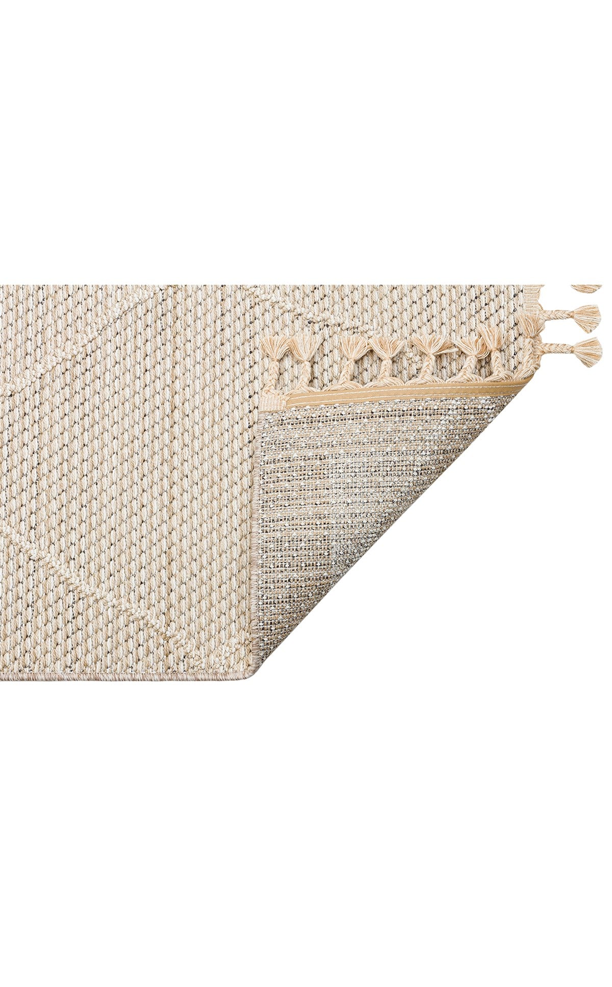 SOHO SH 02 BEIGE Hav Toz Vermez Hasır Dokuma Modern Makine Halısı