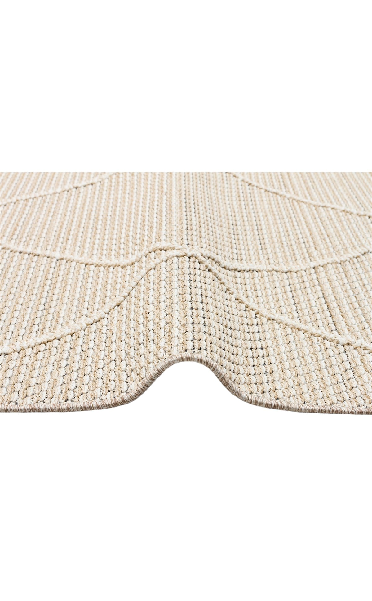 SOHO SH 02 BEIGE Hav Toz Vermez Hasır Dokuma Modern Makine Halısı