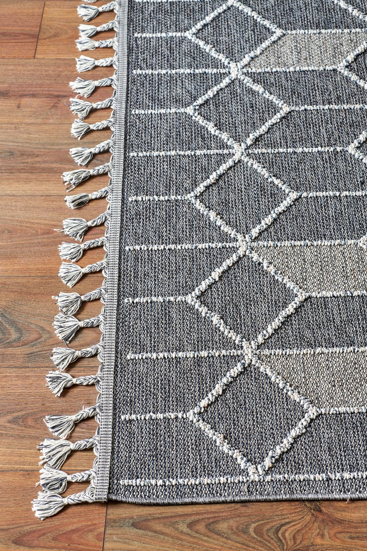 SOHO SH 03 GREY Hav Toz Vermez Hasır Dokuma Modern Makine Halısı