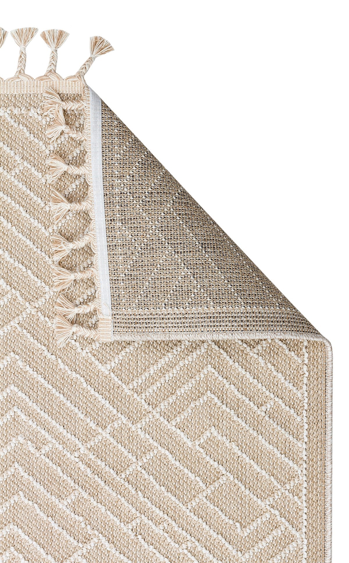 SOHO SH 12 BEIGE Hav Toz Vermez Hasır Dokuma Modern Makine Halısı