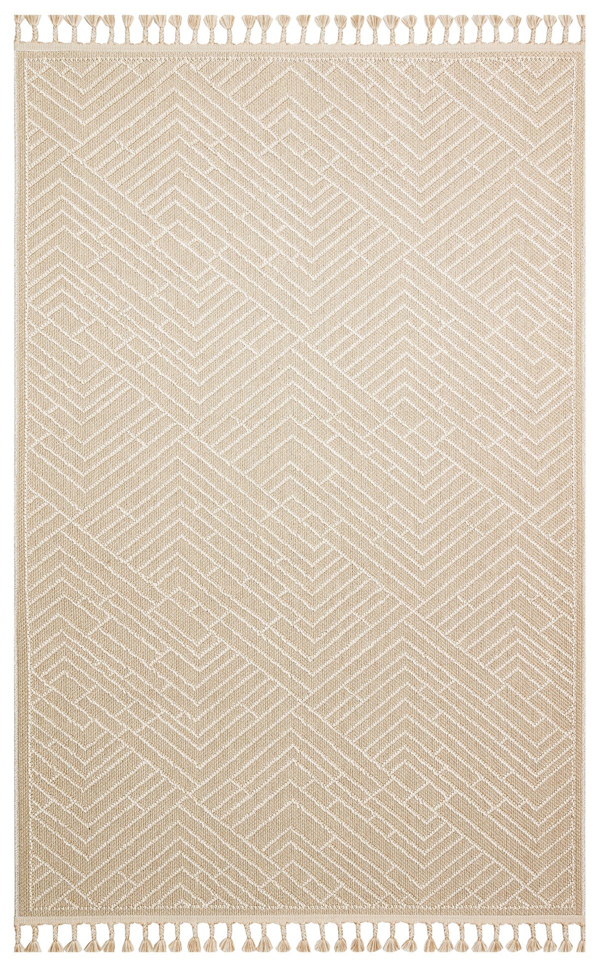 SOHO SH 12 BEIGE Hav Toz Vermez Hasır Dokuma Modern Makine Halısı