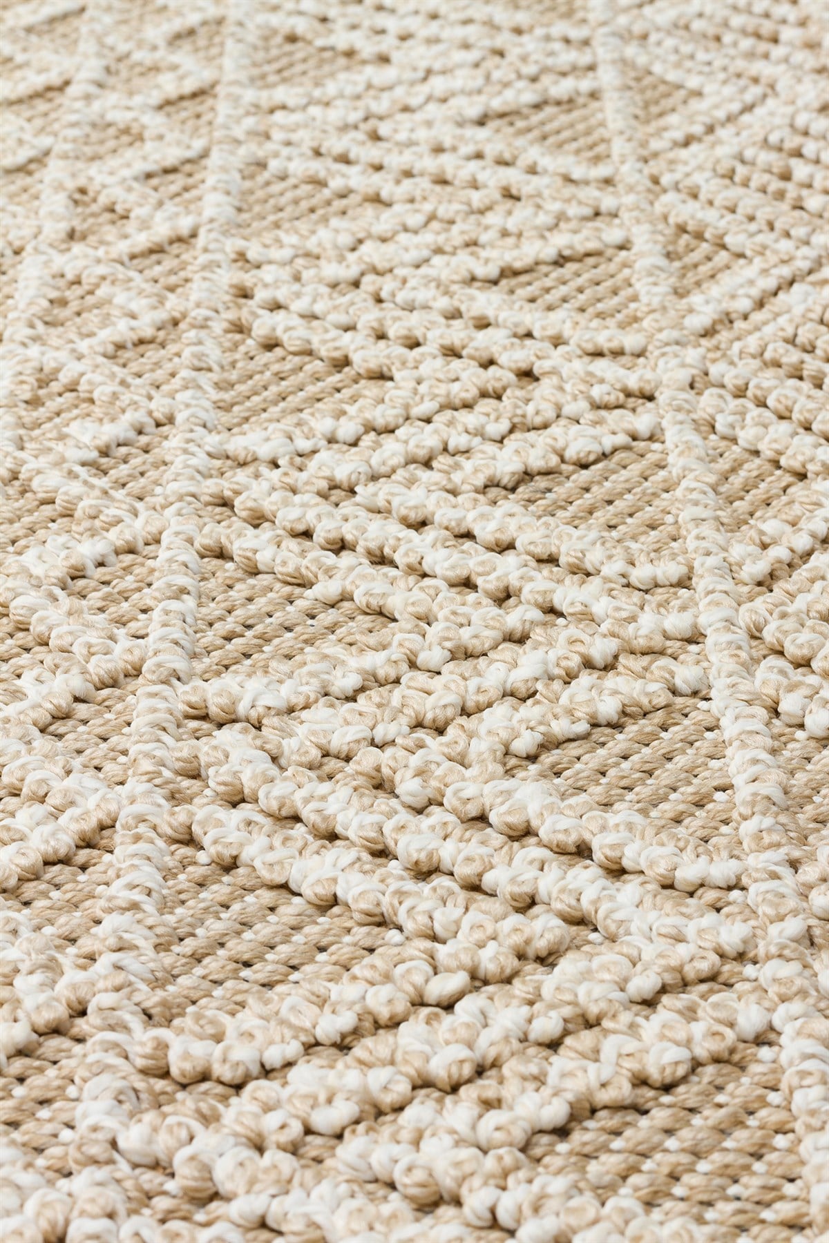 SOHO SH 14 BEIGE Hav Toz Vermez Hasır Dokuma Modern Makine Halısı