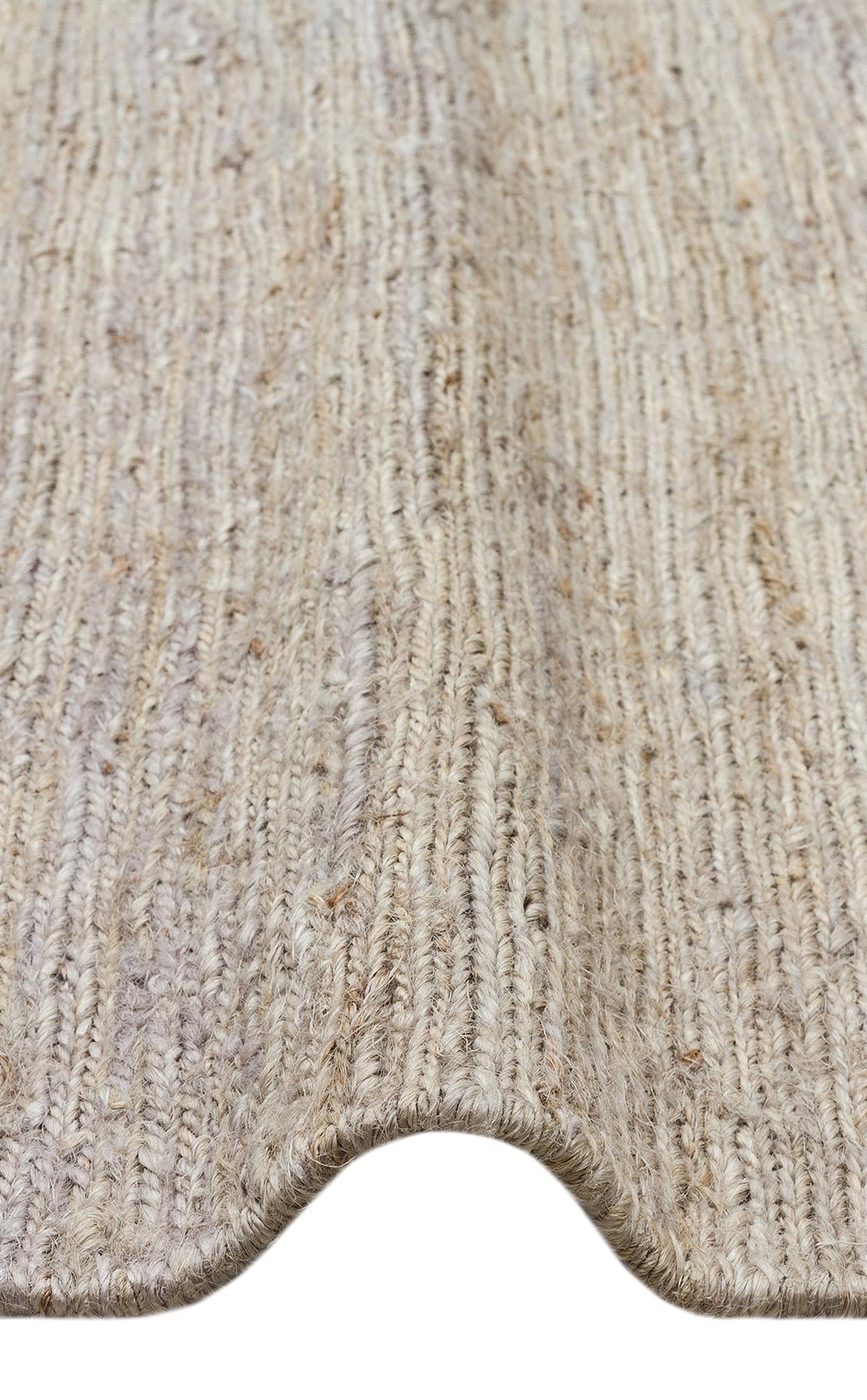 SOUMAK SMK PLAIN GREY Soumak Örgülü Naturel Kendir Halı