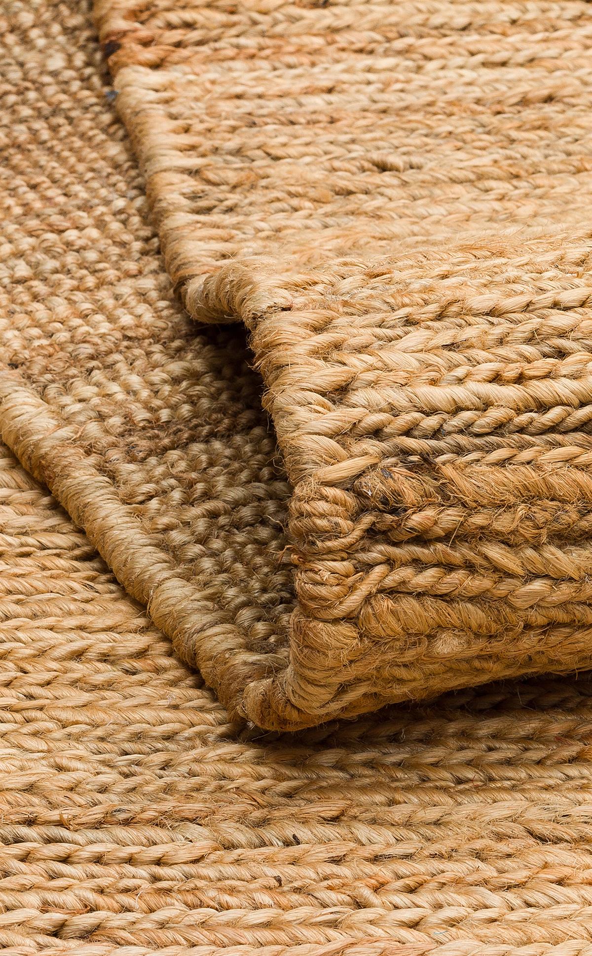 SOUMAK SMK PLAIN NATURAL Soumak Örgülü Naturel Kendir Halı