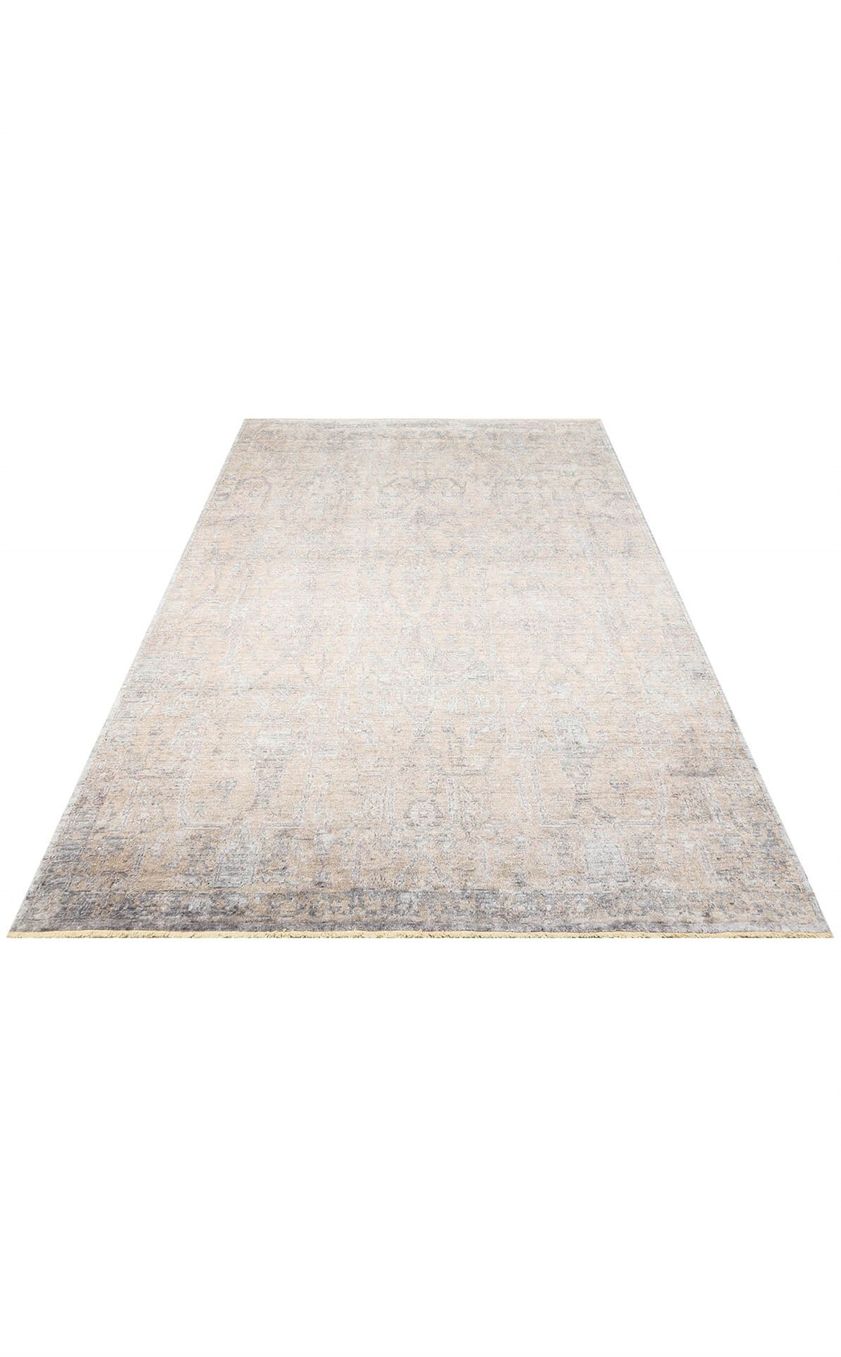 TAFTAN TF 01 BEIGE Pakistan Overdyed Tarzı Özel Hav Vermeyen ve El Emeği ile Özel Tezgahlarda Üretilen Uşak Halısı