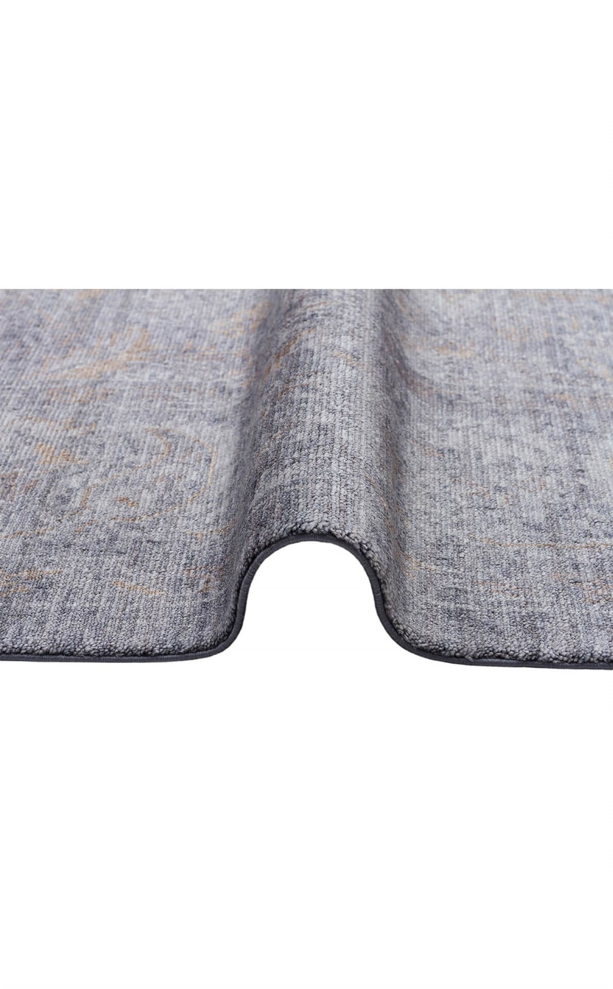 TAFTAN TF 02 D.GREY BRONZE Pakistan Overdyed Tarzı Özel Hav Vermeyen ve El Emeği ile Özel Tezgahlarda Üretilen Uşak Halısı